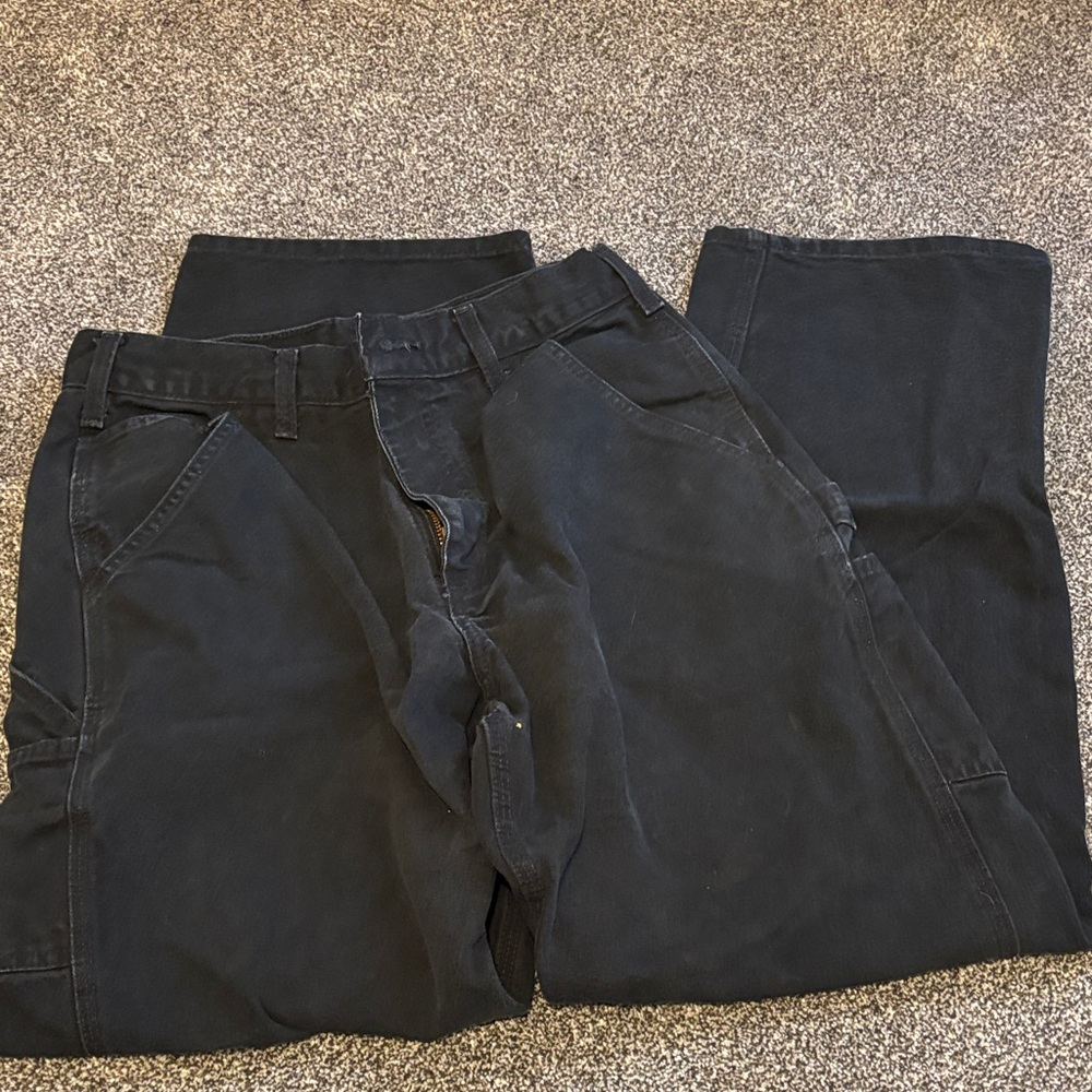 Carhartt Black Men's Cargo Pants - Rugged Workwear